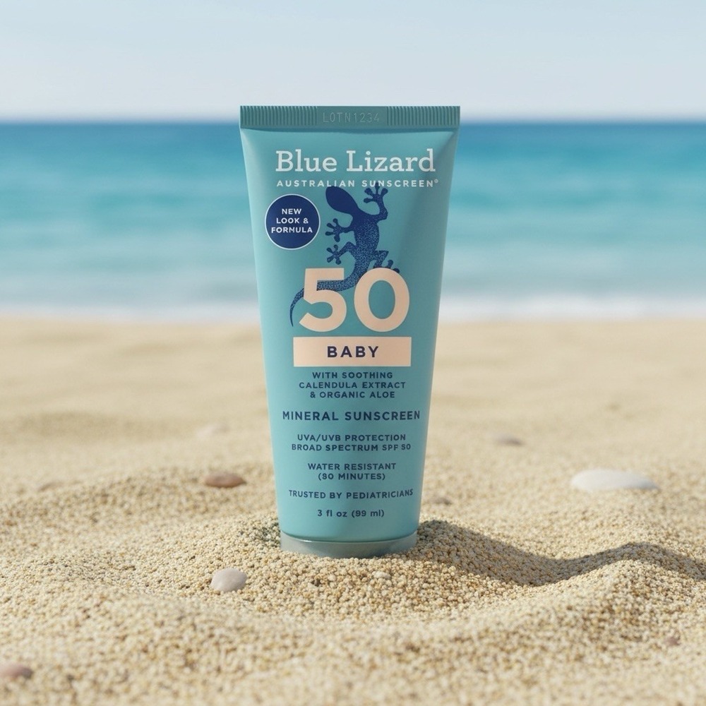 1 Blue Lizard Baby Mineral Sunscreen Spf 50 3 oz  EXP 02/2027  SEALED